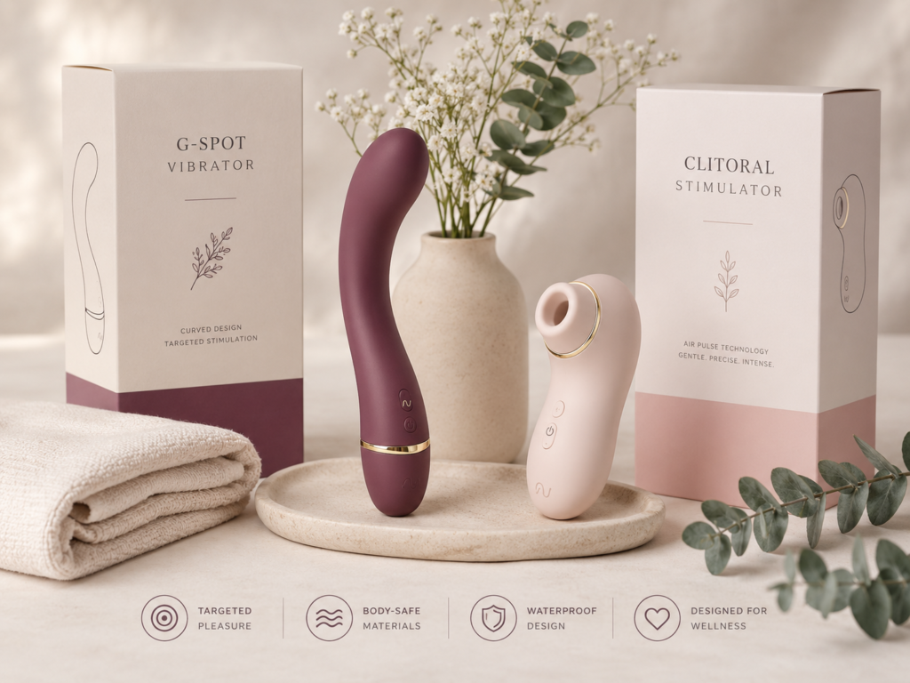 G-spot vibrator and clitoral stimulator