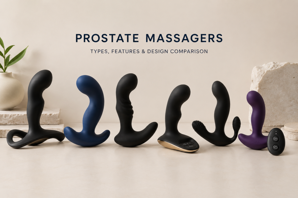 prostate massager display
