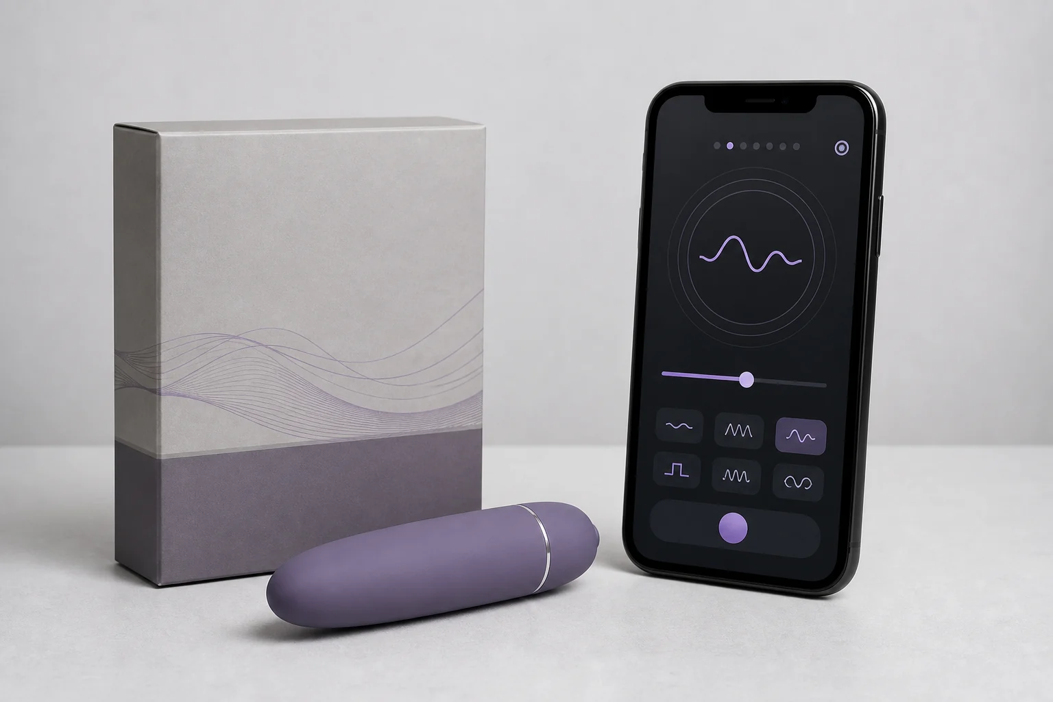 Long-distance bullet vibrator app control and packaging long distance bullet vibrator with app control phone and retail packaging