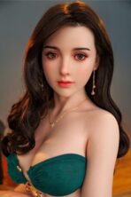 Euniq Brunette Doll in Green Dress – HWC78 - Image 2