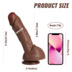 XS Clar PVC Dildo 26cm 0.95kg / Retail - Image 7